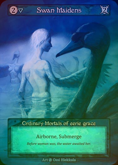 【FOIL】[Water] Swan Maidens [beta-Ordinary]